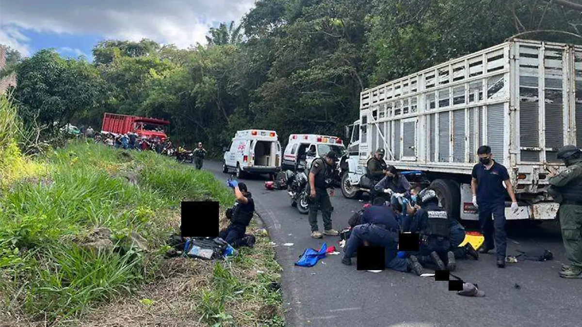 Accidente carretero Veracruz